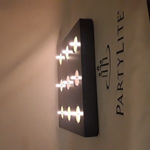 Retired PartyLite reversible candle holder